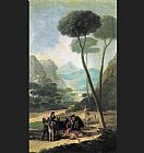 Francisco de Goya The Fall La Caida painting
